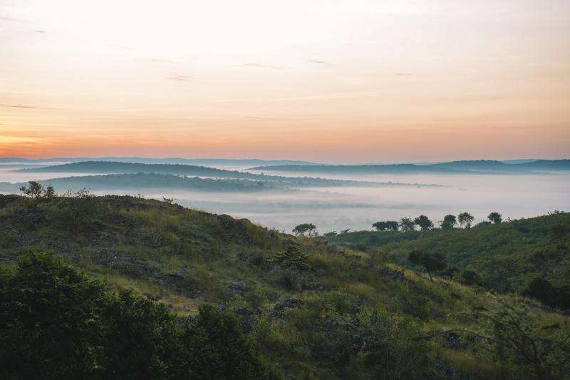 Sunrise at Hyena Hill Lodge