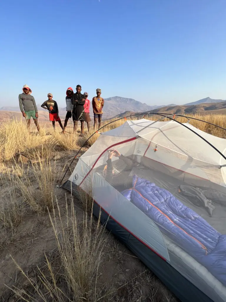 3. Camping With Curious Locals