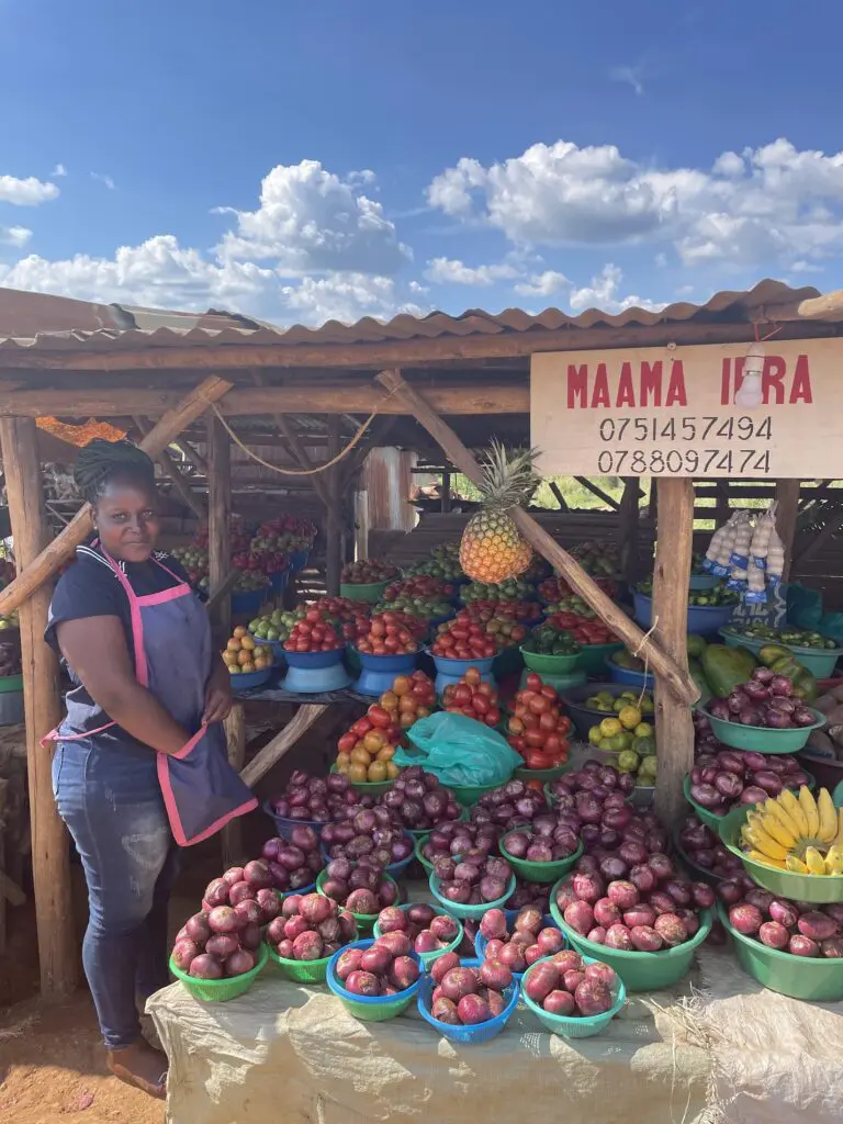 Buying Veggies On The Way