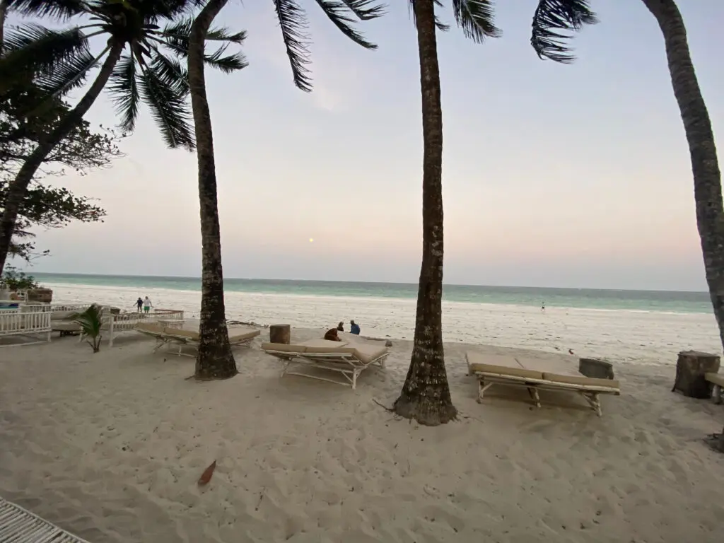 Diani Beach Sunset Kenya Roadtrip Africa