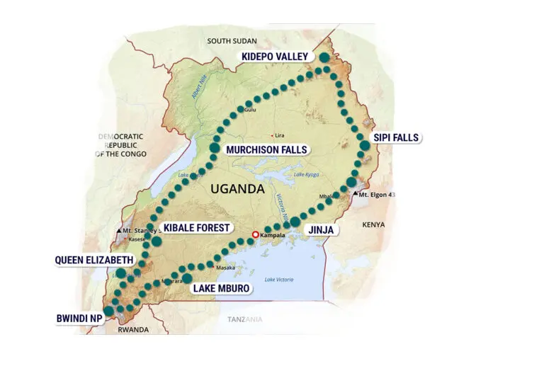 24 days self-drive through Uganda, we called it the Grand Circuit