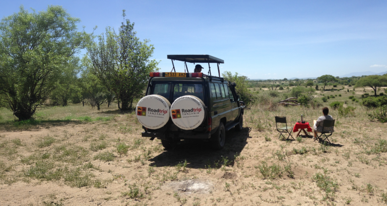 Landcruiser Hardtop With Picnic Table Extended