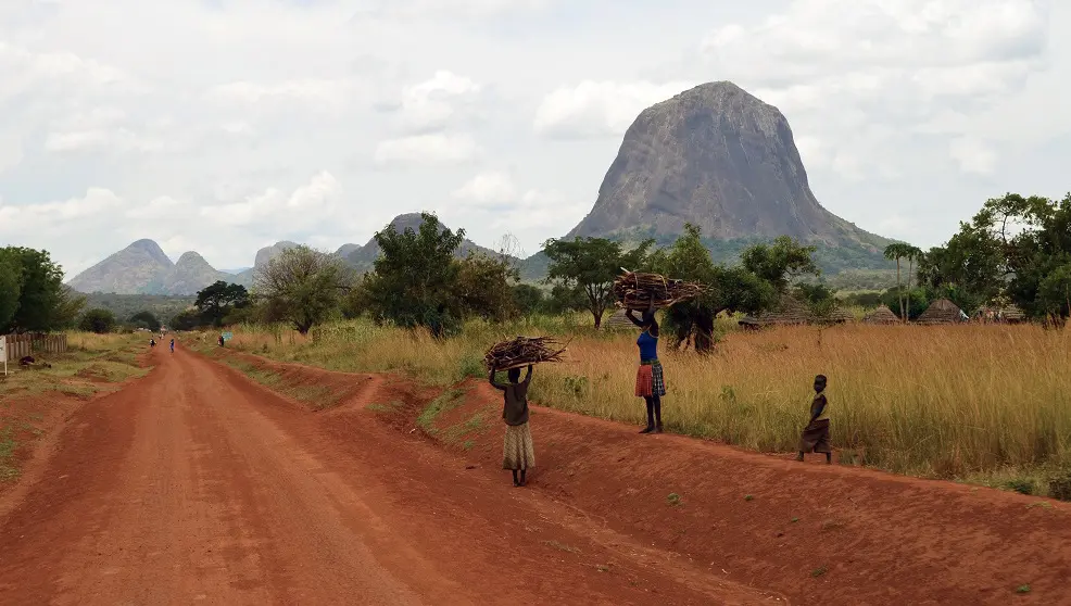 Landscapes With Boulders In Karamoja Northen Uganda
