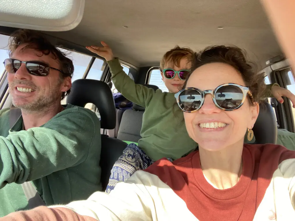 Roadtrip In Kenya Family Having Fun In The Car
