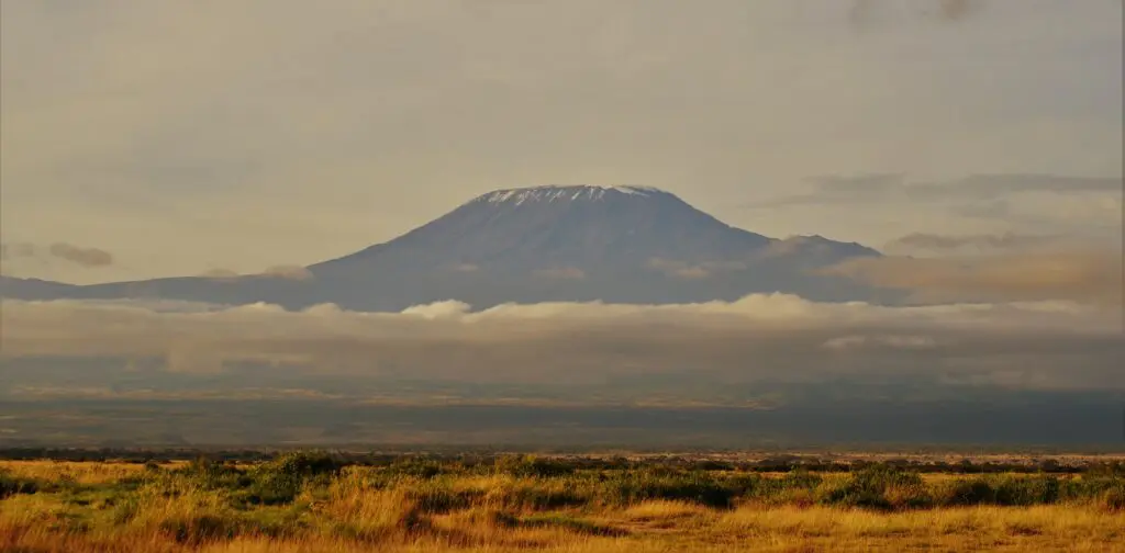 Self Drive Safari Kenya Car Rental Early Morning View Of Mount Kilimanjaro