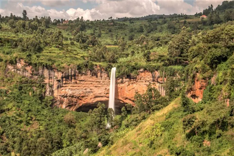 The most beautiful Sipi Falls near Mount Elgon National Park