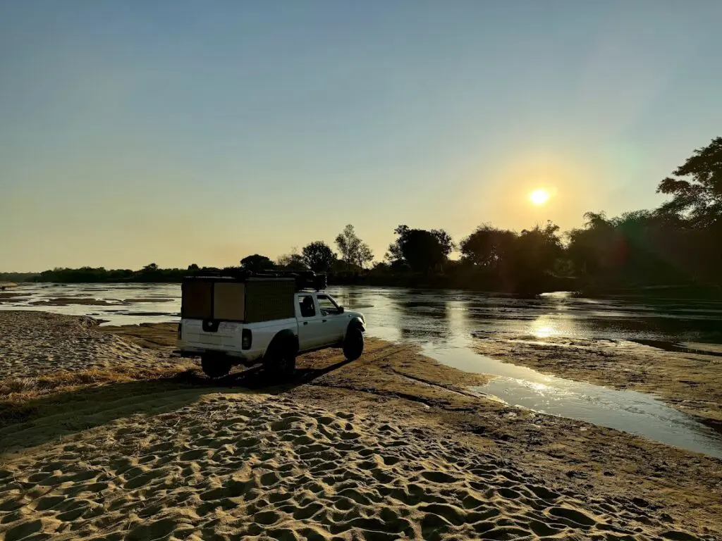 Sunset Drive Crossing River