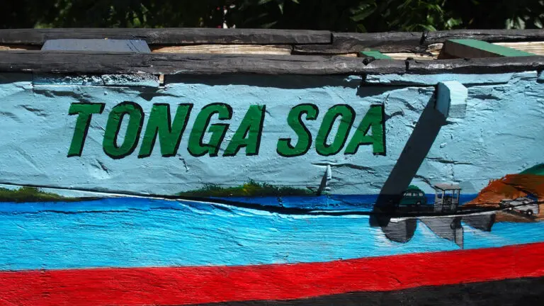 Tonga Soa Vezo Boat Close Up