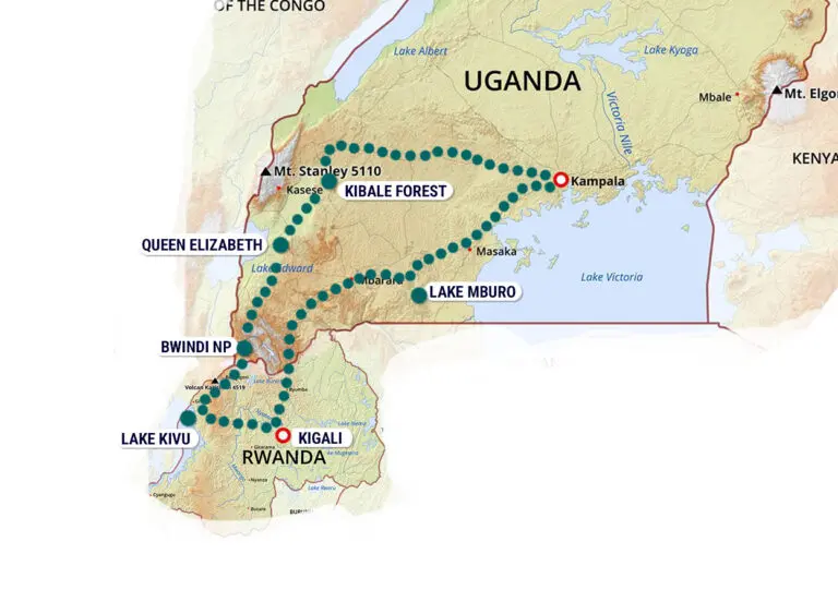 16 days self-drive through Uganda and Rwanda
